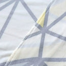 Geometric yellow & gray stretch sofa cover living room couch protector