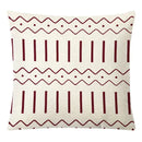 Geometric yellow linen pillow cover set living room autumnal decor