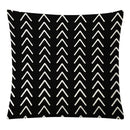 Geometric yellow linen pillow cover set living room autumnal decor