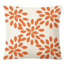 Geometric yellow linen pillow cover set living room autumnal decor
