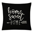 Geometric yellow linen pillow cover set living room autumnal decor