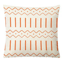 Geometric yellow linen pillow cover set living room autumnal decor
