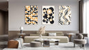 Geometrical Abstract Shapes Set of 3 Prints Modern Wall Art Modern Artwork