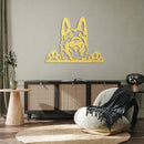 German Shepherd Metal Wall Art – Dog Lover Pet Home Decor