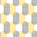Grey and Yellow Pattern Wallpaper