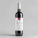 Gifts for In Laws from Bride Monogram Wine Label