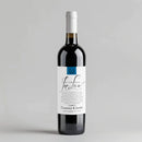 Gifts for In Laws from Groom Monogram Wine Label