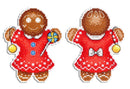 Gingerbread Cookie SR-583 Plastic Canvas Counted Cross Stitch Kit