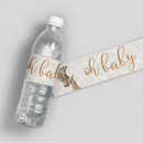 Giraffe Baby Shower Water Bottle Labels