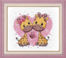 Giraffes in Love 1275 Counted Cross Stitch Kit