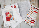 Girl Kissing Puppy Counted Cross-Stitch Kit by Luca-S BU5027l