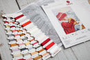 Girl Kissing Puppy Counted Cross-Stitch Kit by Luca-S BU5027l