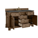 James Martin Brookfield 60" Single Bathroom Vanity, Pecan