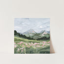 "Glacier Views" Art Print