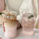 Glass bamboo knot mug kitchen clear coffee cup