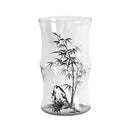 Glass bamboo knot mug kitchen clear coffee cup