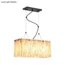 Glass Island Pendant Light Modern 4 Heads