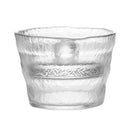 Glass kimchi storage jar with textured lid kitchen pickle container