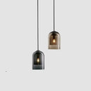 Glass led chandelier three light pendant for dining room