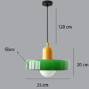 Glass Pendant Lighting Bauhaus Style