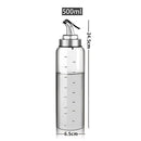 Glass seasoning dispenser bottle with stainless spout kitchen storage