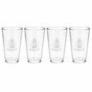 Robber's Cave Pint Glass | Pack of 4 | 16 oz | Robber's Cave