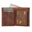 Glendo Apple AirTag Slot Leather Wallet, Handcrafted, Unisex