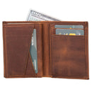 Glendo Apple AirTag Slot Leather Wallet, Handcrafted, Unisex