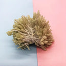 Glitter pom pom mini flower stamen hair ties for kids bedroom