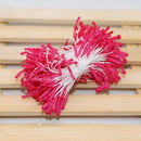 Glitter pom pom mini flower stamen hair ties for kids bedroom