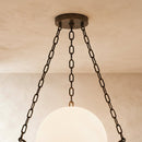 Globus Alabaster Pendant Light