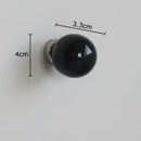 Glossy black & white ceramic wall hook clothing rack bedroom