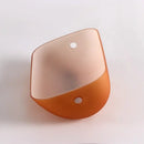 Glossy glass banker lamp cover office desk shade green & amber