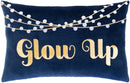 Leglise Dark Blue Pillow Cover