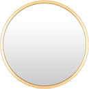 Guindarohan Gold Frame Round Mirror