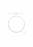 Guindarohan Gold Frame Round Mirror