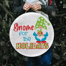 Gnome Holidays Christmas Door Decorations