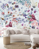 Stylish Gentle Flowers Wallpaper Fashionable