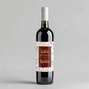 Gobble Gobble Thanksgiving Wine Label