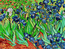 Gobelin canvas for halfstitch without yarn after Vincent van Gogh - Irises 1202M
