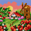 Gobelin canvas for halfstitch without yarn Four Seasons - Summer