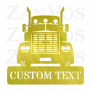Semi Truck Monogram V3