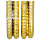 Set of 48 Plastic Eggs: 47 in Glistening Gold and 1 Surprise White Egg