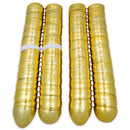 Set of 48 Plastic Eggs: 47 in Glistening Gold and 1 Surprise White Egg