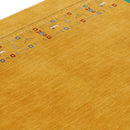 Gold And Blue Modern Design Hand Loomed Wool Area Rug