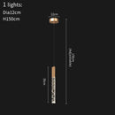 Gold and crystal led chandelier staircase living room light