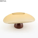 Gold and dark wood cake stand fruit bowl tray set for kitchen