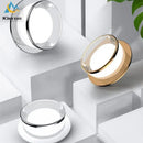 Gold and frosted crystal led ceiling lamp for living room