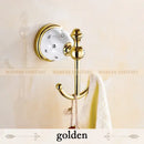 Gold and white crystal bath hardware set bathroom accessories