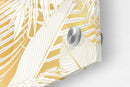 Gold and White Leaves Pattern Set of 3 Prints Modern Wall Art Modern Artwork